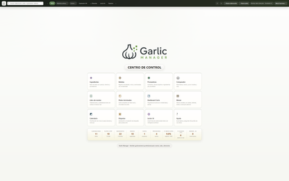 Garlic Manager – Software de gestión gastronómica para restaurantes