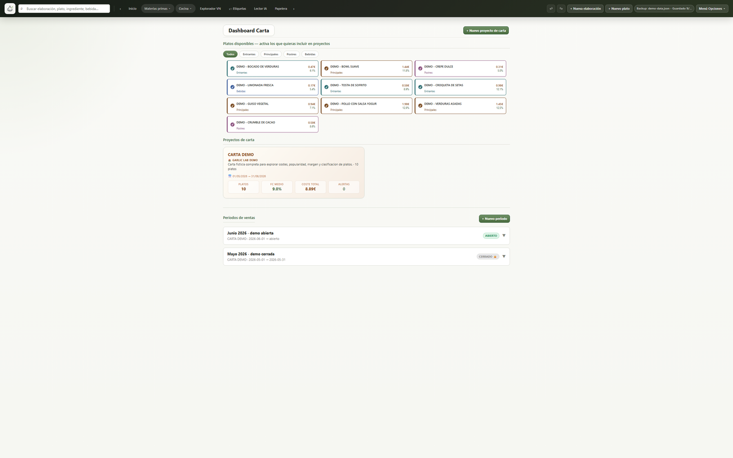 Garlic Manager – Software de gestión gastronómica para restaurantes