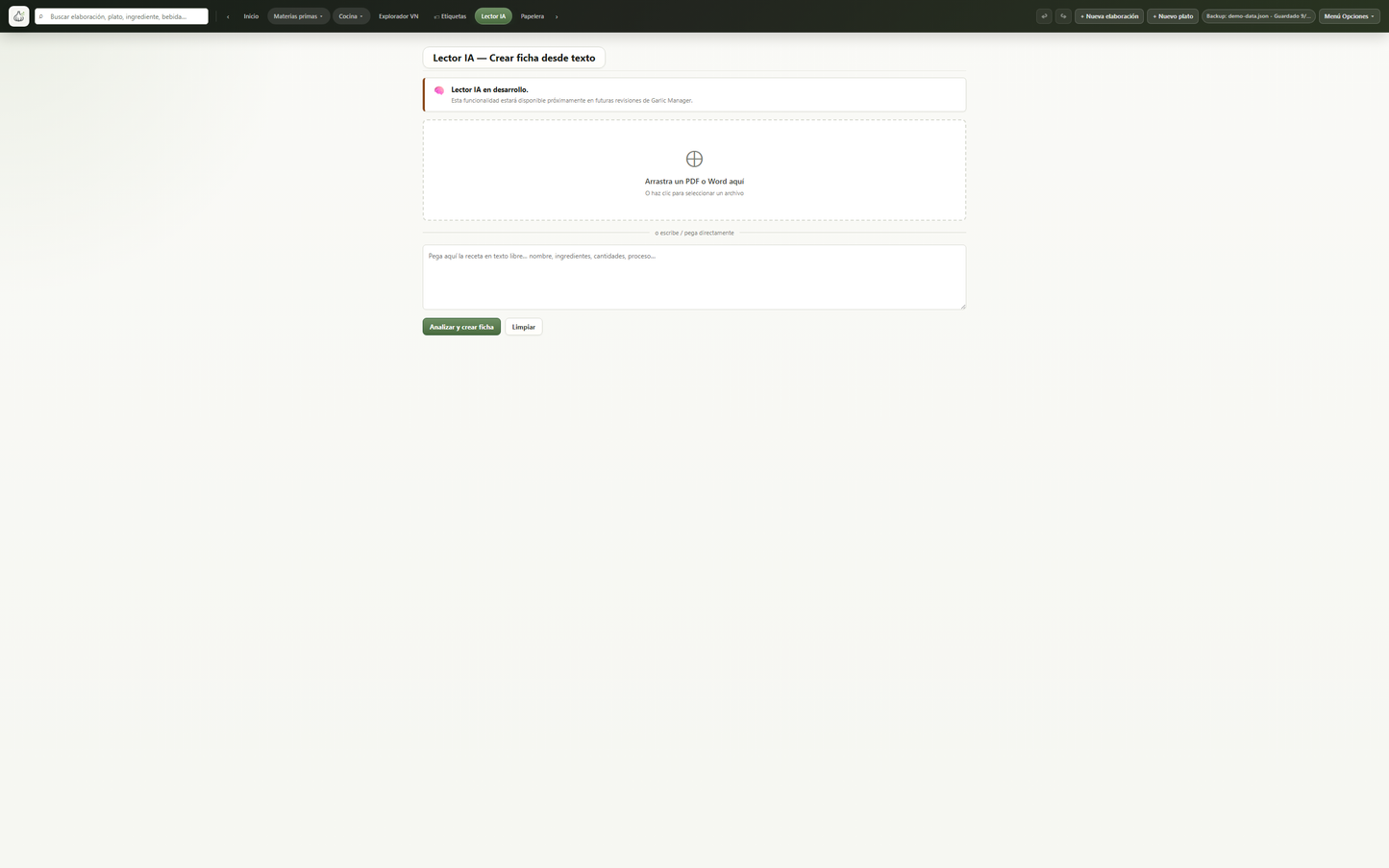 Garlic Manager – Software de gestión gastronómica para restaurantes